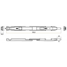 INSERTION LATCH WITH    6 mm CONNECTION 5410