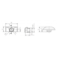 TAPON DESAG E 303.9005.01.00 NEGRO DIAMETRO 10MM