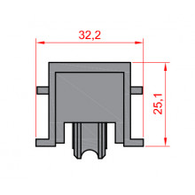 RUEDA premium especial B 3 26 SIMPLE BICRO ROD.AGUJAS IT EVO 61 RPT CORTE RECTO Y PERIMETRAL