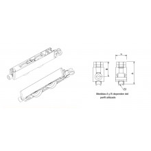 RUEDA SPHINX DS4897 TANDEM REGULABLE 180 KGS