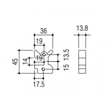 EXTERIOR OPENING KIT FOR CREMONE 2600 2700 CE