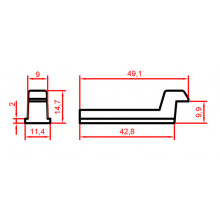 OPPOSITE LOCK FOR 70000 SERIES C 9011