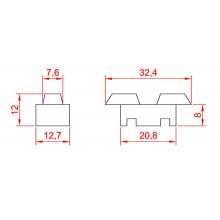 OPPOSITE LOCK FOR G 90 AND 5000 SERIES C 9007