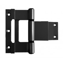 HINGE 1080.1 BALAN O  BLACK COLOUR  INOX AXE  THREE PARTS