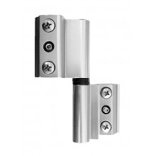 PAUMELLE 1075 ANODIZ  ARGENT 3 me OUVRANT GAUCHE S RIE EUROP ENNE PLATINE ZAMACK AXE INOX