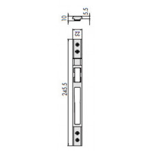 ADJUSTABLE STRIKER 06463.72.0 1620 CISA P C.16525 16215 16225