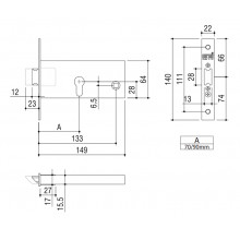 LOCK 5791X70 Q.8mm