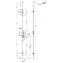 MULTITOP LOCK 48526.40 FLAT FRONT BLACK