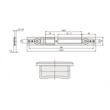 ADJUSTABLE STRIKER 06463.74.0 CISA   SERIE C  