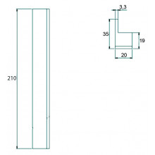 TIRADOR MULTIFUNCION BALCONERA exterior EDGE INOX NI