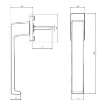 MANILLA MULTIFUNCION BASE REDUCIDA ITALIA 3090.30 INOX MS