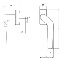 MANILLA MULTIFUNCION ACODADA KARMA 3102.S INOX DERECHA MS