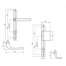 HANDLE   PULL HANDLE 11221 85  BLACK 