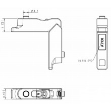 ESCUADRA A7101 8 9X11 2 DIAM.5MM S 6000 SIMER A65 RPT MARCO Y HOJA AL.BARCELONA MN