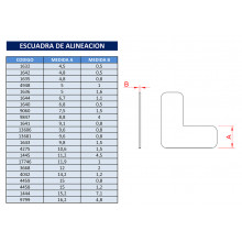 A. ESQUEMA Y TABLA DE LAS ESCUADRAS 4