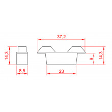 OPPOSITE LOCK FOR 800 PG SERIES C 9006.1