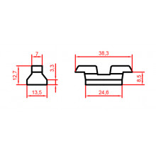 OPPOSITE LOCK FOR P 92 AND AL 24 SERIES C 9001