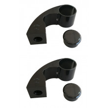 KIT 42 FOR PULL HANDLE T40  BLACK 