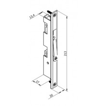 LOCK 215 BLACK  DOUBLE ACTION  FOR FOLDING SYSTEM