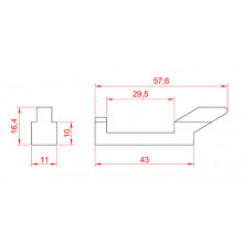 CONTRACIERRE S MARINA REF.2180.109 ESPECIAL MULTIPUNTO   2 ESP. 5X8 COD.1667 