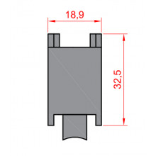 RUEDA S P 92 ZAMAK REGULABLE ROD. BOLAS  R.AL 24 