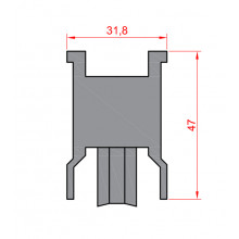 ROUE S 950 FIXE ZAMAK