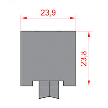 RUEDA S 70P STRUGAL NEGRA NYLON HE