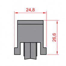 PREMIUM TANDEM WHEEL B 5 16 WITH NEEDLE BEARING