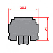 WHEEL CONFORT C4 TANDEM WITH NEEDLE BEARINGS