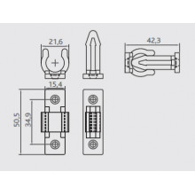 WINDOW FIXING SPP WHITE