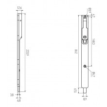 MEDIUM BOLT FOR 2ND LEAF 9200 WHITE CE