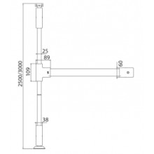 PUSH BAR SYSTEM ESCAPE 4  3MTS 