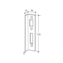 CERRADERO 08.2900 IBR  IB3002D  PICAPORTE Y PALANCA C TOPE DERECHA INOX BRILLO TR