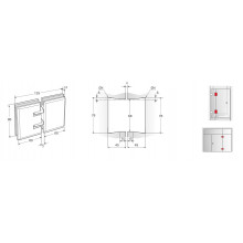 BISAGRA MAMPARA VIDRIO VIDRIO 180  26.0154 CRO  BBD CB  CROMO TR