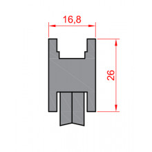 ADJUSTABLE ZAMAK WHEEL S  FORMA ALUMAFEL