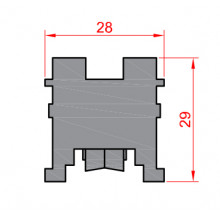 RUEDA PREMIUM B 3 30 SIMPLE BICRO ROD.AGUJAS E 75 EXTRUAL