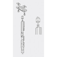 NYLON BOLT FOR 2ND LEAF  WITH METALLIC TIP 510  20 GROOVE