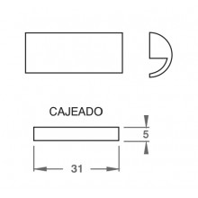 DEFLECTOR TT REDONDO BLANCO