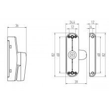 PRESSURE LOCK 9565 LEFT BLACK