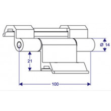 HINGE TC428 WHITE CE