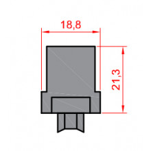 RUEDA S AL 15 3750 EXTOL TANDEM ZAMAC REGULABLE ROD. BOLAS