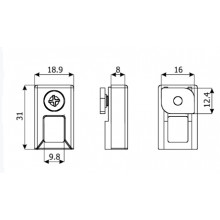 POINT LOCK 180 ZAMAK