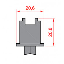 RUEDA S GALA ALUMAFEL  STRUGAL60 PERIMETRAL SELECT CODEVAL60 ZAMAK ROD. BOLAS REGULABLE