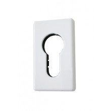 ZAMAK LOCK SHIELD 2129.4 ITALIA LINE WHITE