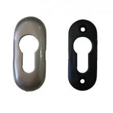 ZAMAK LOCK SHIELD 3500 FOR LOCK CYLINDER INOX