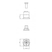 ADJUSTABLE 3RD POINT LOCK 1596C