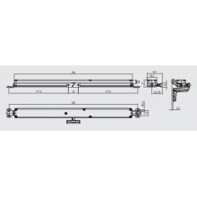 MOTOR CADENA OCULTO KIMO 202 6050551 NEGRO 24V DC 200N TL