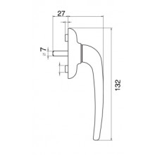 MULTIFUNCTION HANDLE 9645 WHITE