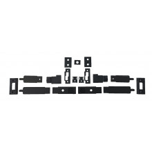KIT N  3 2 HOJAS APERTURA INTERIOR NEGRO C.28