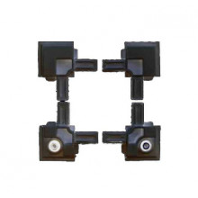 KIT MOSQUITERA NEGRO CURVO PERFILEX V6 VG